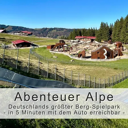 Fraeulein-fink - Alpsee 5 Min - Neue Grosszuegige Suedterrasse Mit Garten - Gratis Wlan - Waschmaschine - Garage Oberstaufen