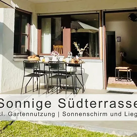 Apartment Fraeulein-fink - Alpsee 5 Min - Neue Grosszuegige Suedterrasse Mit Garten - Gratis Wlan - Waschmaschine - Garage Oberstaufen